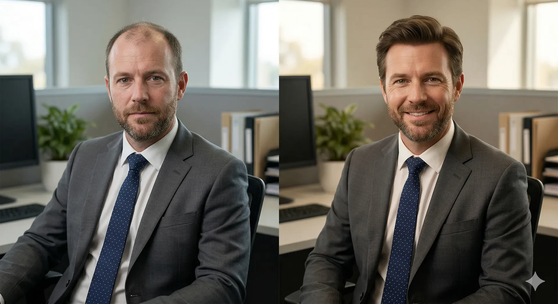 Custom hair system for advanced hair loss, Sydney clinic