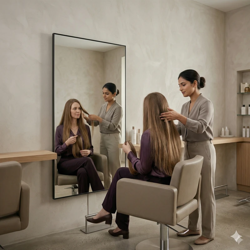 Client regaining confidence after hair restoration in Sydney