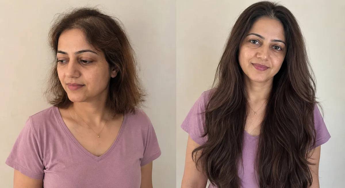 Real human hair extensions for volume and length, HairBrisé Sydney